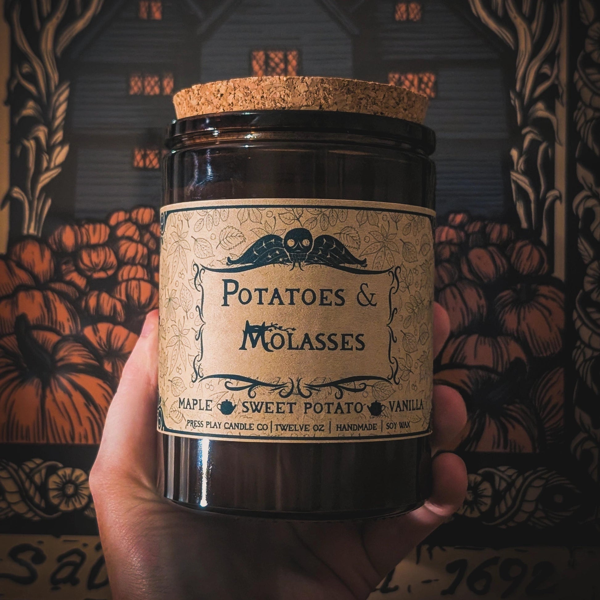 Potatoes & Molasses Candle | Over the Garden Wall Inspired | Maple Cinnamon Soy Candle