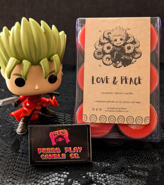 Love & Peace Tea Lights